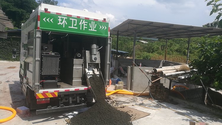 济水街道污泥干湿分离技术